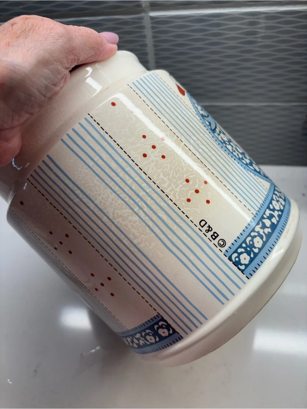 B&D Vintage Blue Goose Canister
